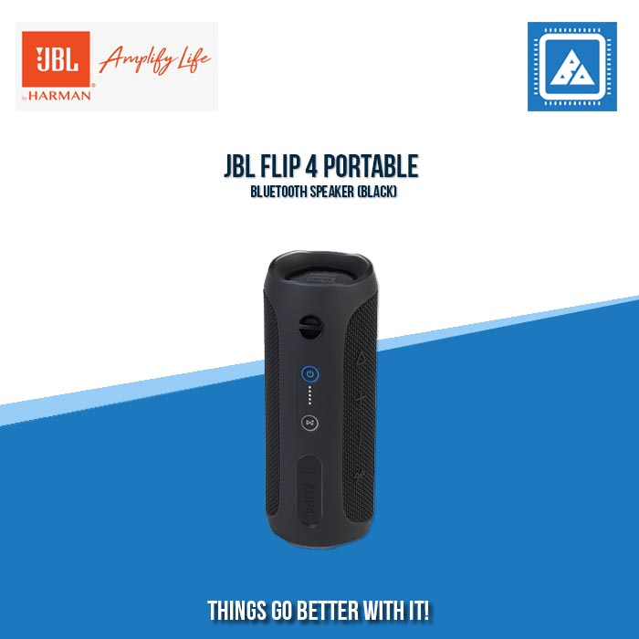 JBL FLIP 4 PORTABLE BLUETOOTH SPEAKER (BLACK) JBL FLIP 4 PORTABLE BLUETOOTH SPEAKER (BLACK)